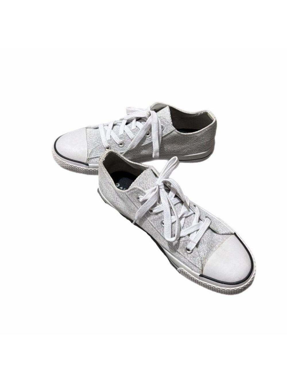 Airwalk Sneakers Womens 10 White Speckled Y2K Indie Skater Rockabilly Hipster - Picture 2 of 15